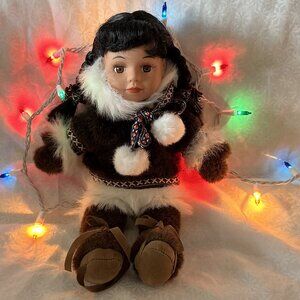 Sweet Little Doll with Authentic Clothing from Alaska.